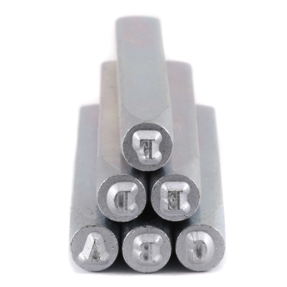 Metal Stamping Tools Beaducation Chronicle Uppercase Letter Stamp Set 3/32" (2.4mm)